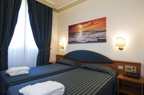 Twin Room | Frette Italian sheets, premium bedding, down duvets, minibar