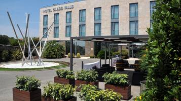 Façana frontal de l'allotjament