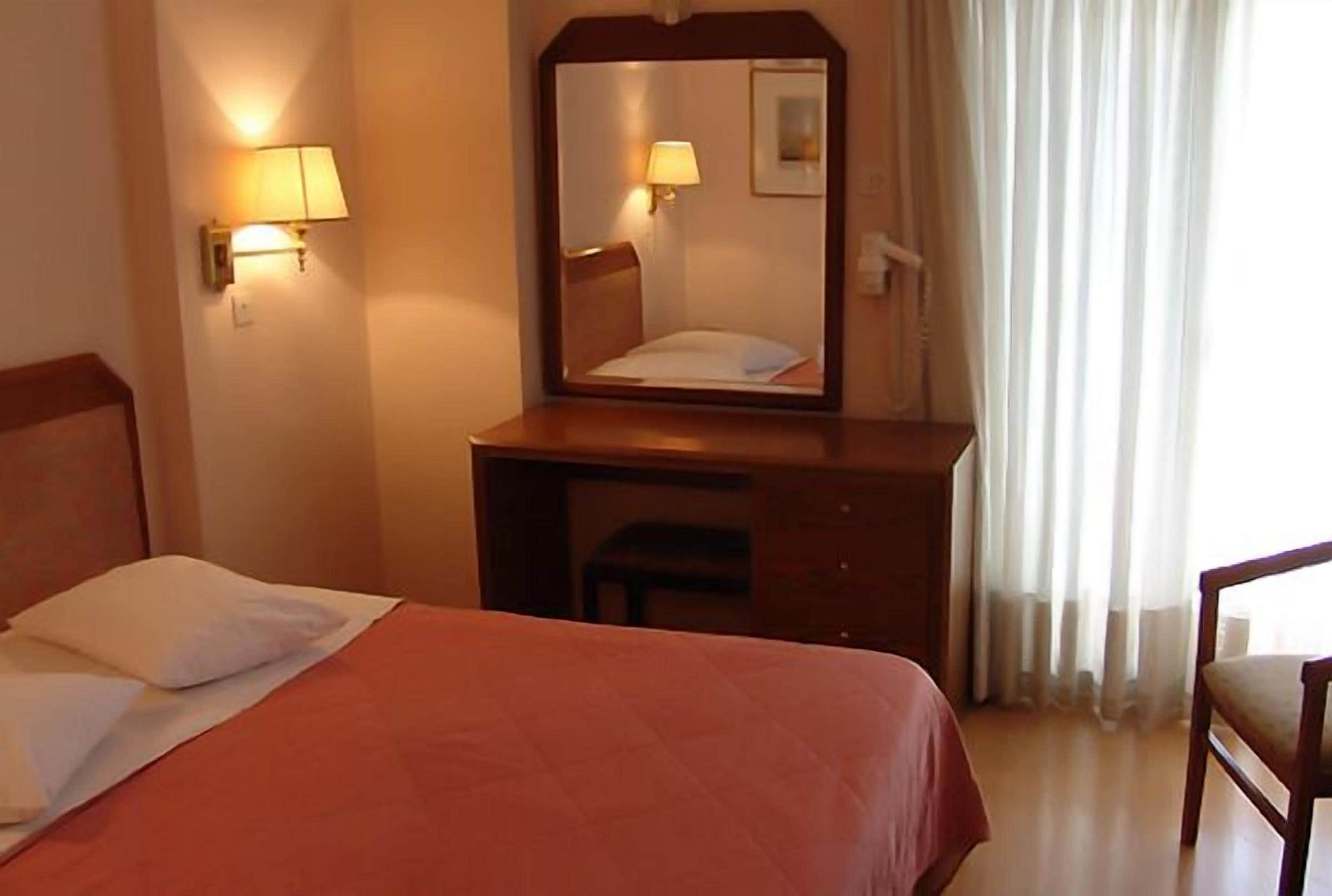 in-room safe, desk, blackout curtains, soundproofing