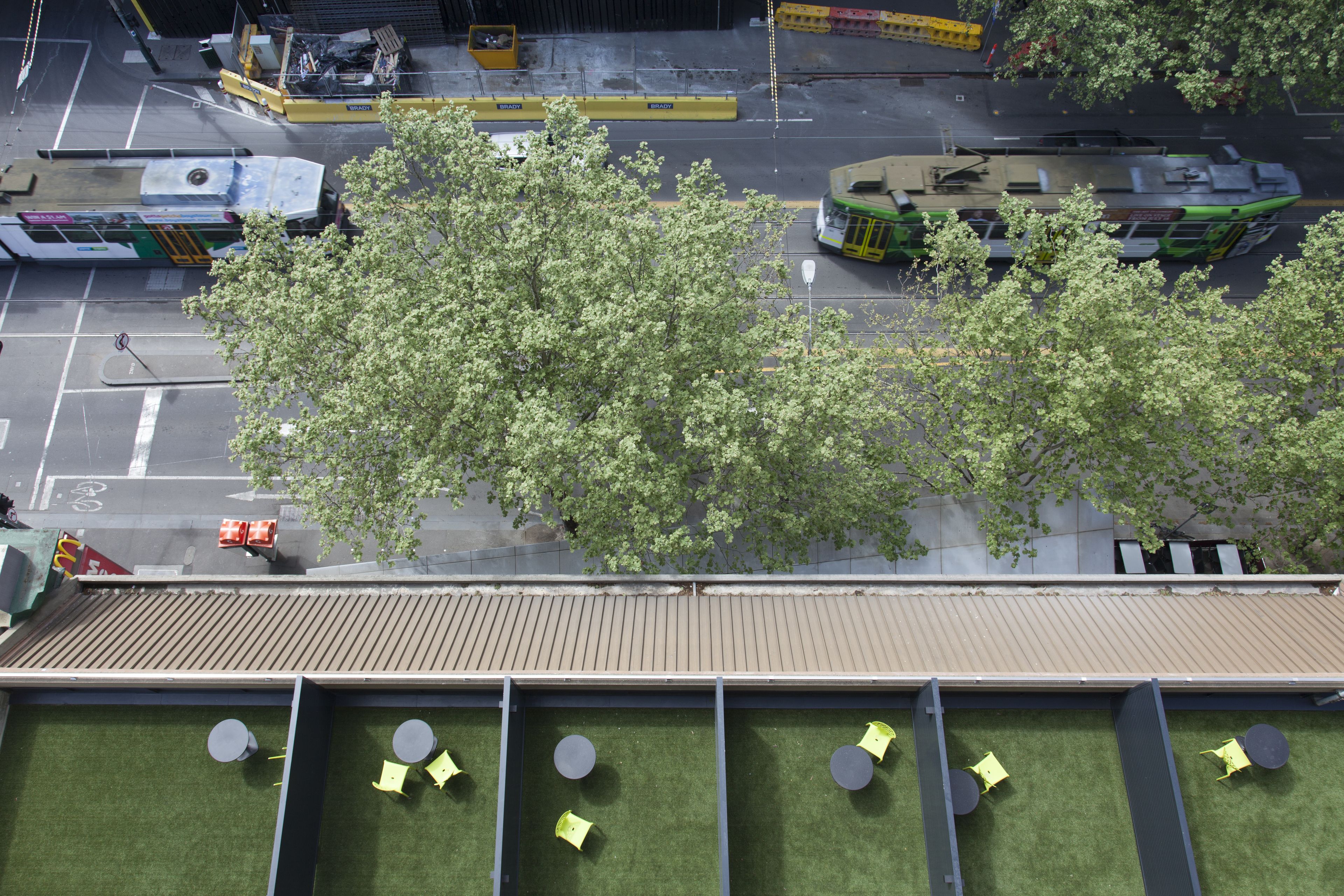 elizabeth street balcony room | view from room