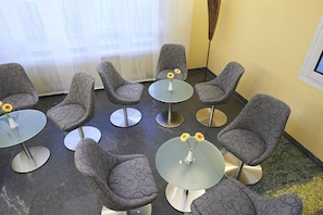 Sitteområde i lobbyen