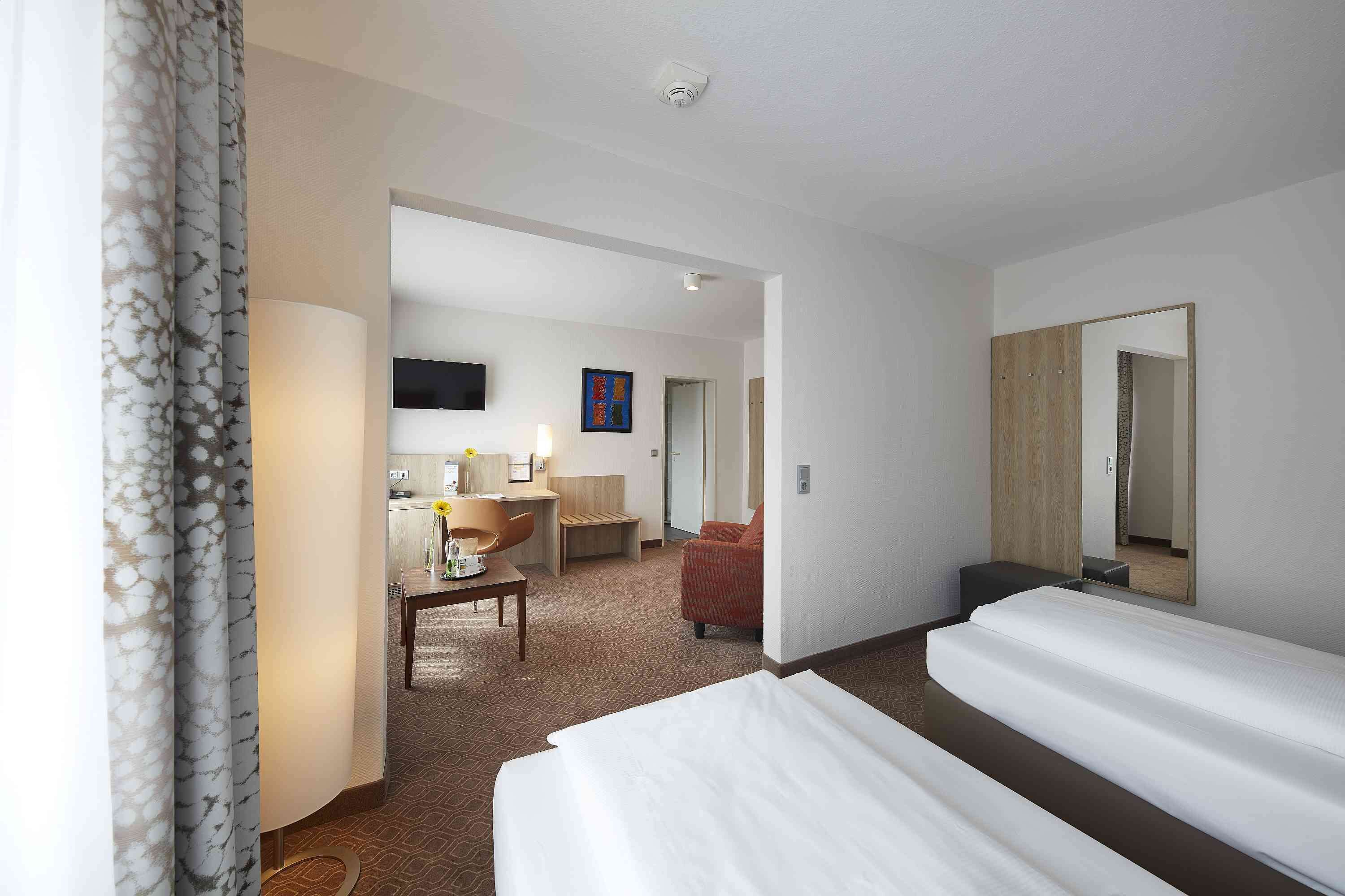 superior double room | in-room safe, desk, blackout curtains, iron/ironing board