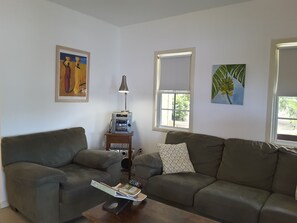 Deluxe Cottage, 1 Bedroom | Living room | Flat-screen TV, DVD player - Yepton Estate Cottages (St. John's)