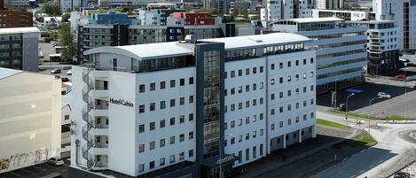 Majoituspaikan julkisivu