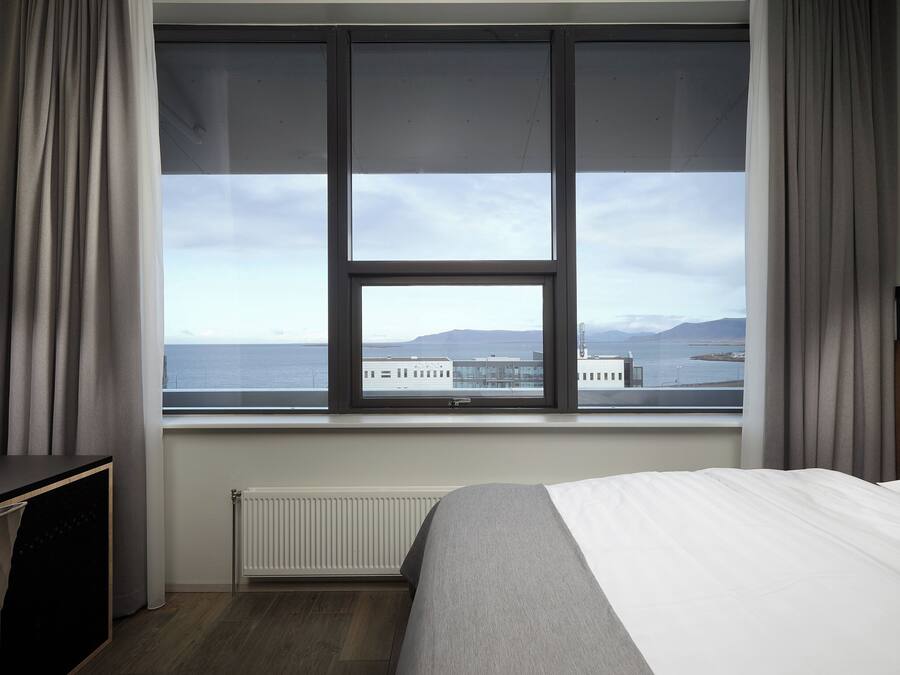 Quarto casal ou duplo superior, vista para a montanha | Vista do quarto