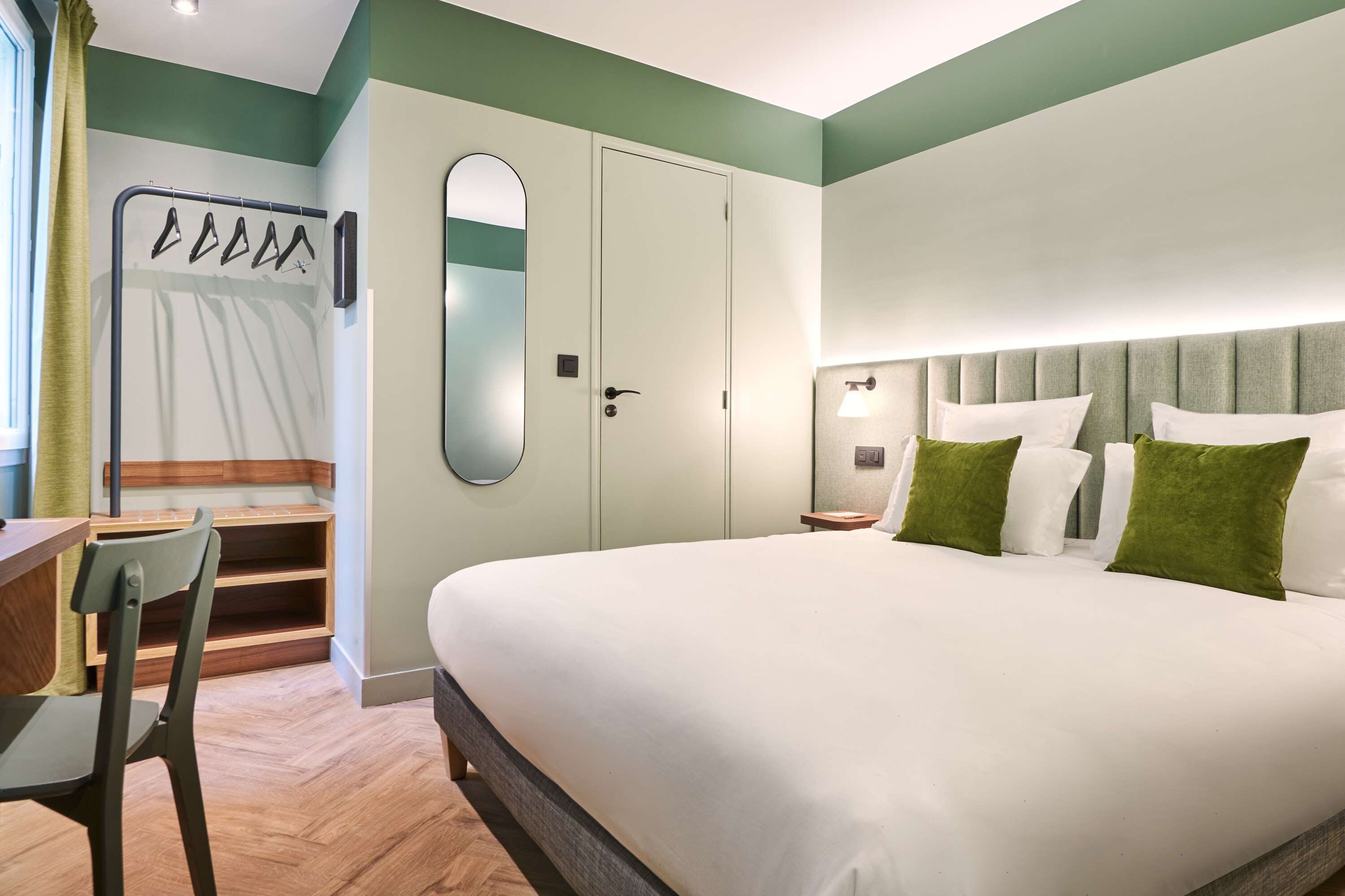 twin room | in-room safe, desk, blackout curtains, soundproofing