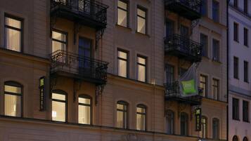 Front of property – evening/night