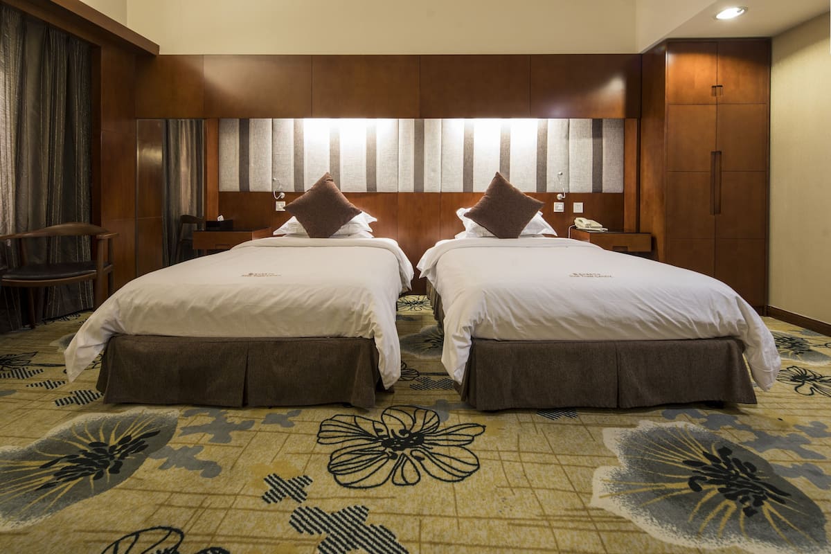 In-room safe, desk, blackout curtains, iron/ironing board