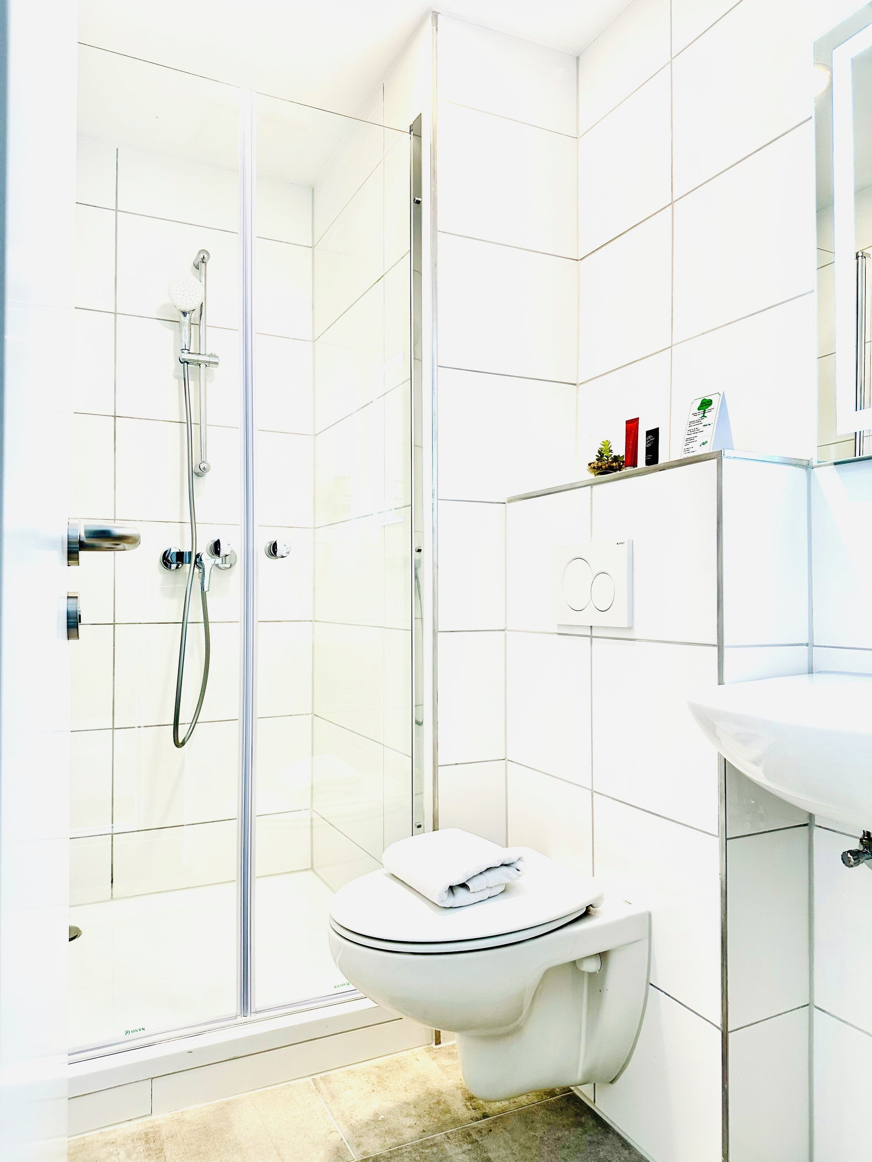 تجهيزات دش، مستلزمات مجانية للعناية الشخصية، مجففات شعر، خف للقدمين