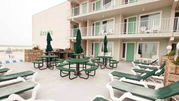 Deluxe Suite, 2 Double Beds, Ocean View | Terrace/patio