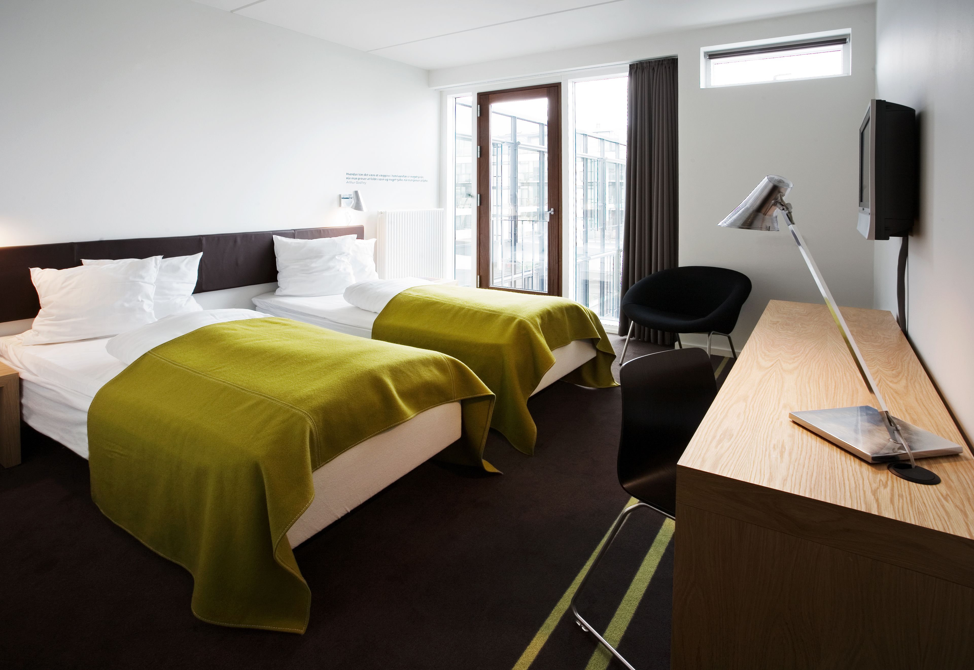 desk, blackout curtains, iron/ironing board, free wifi