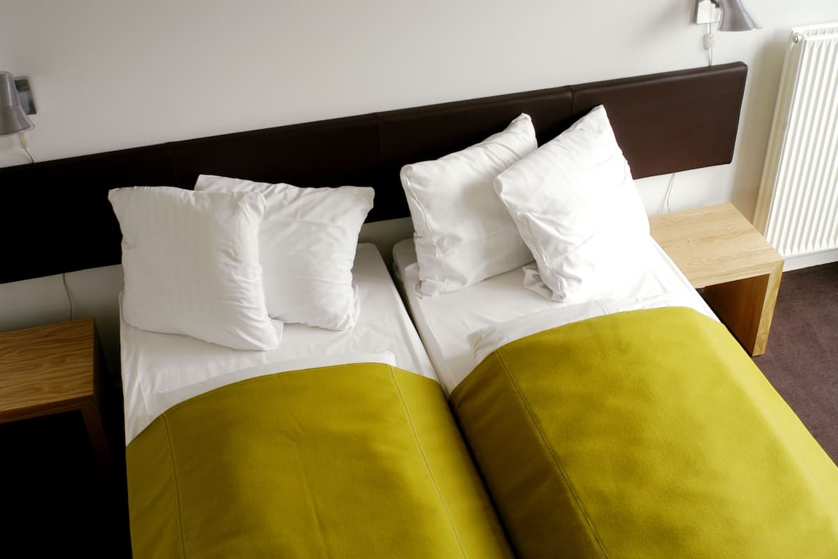 desk, blackout curtains, iron/ironing board, free wifi