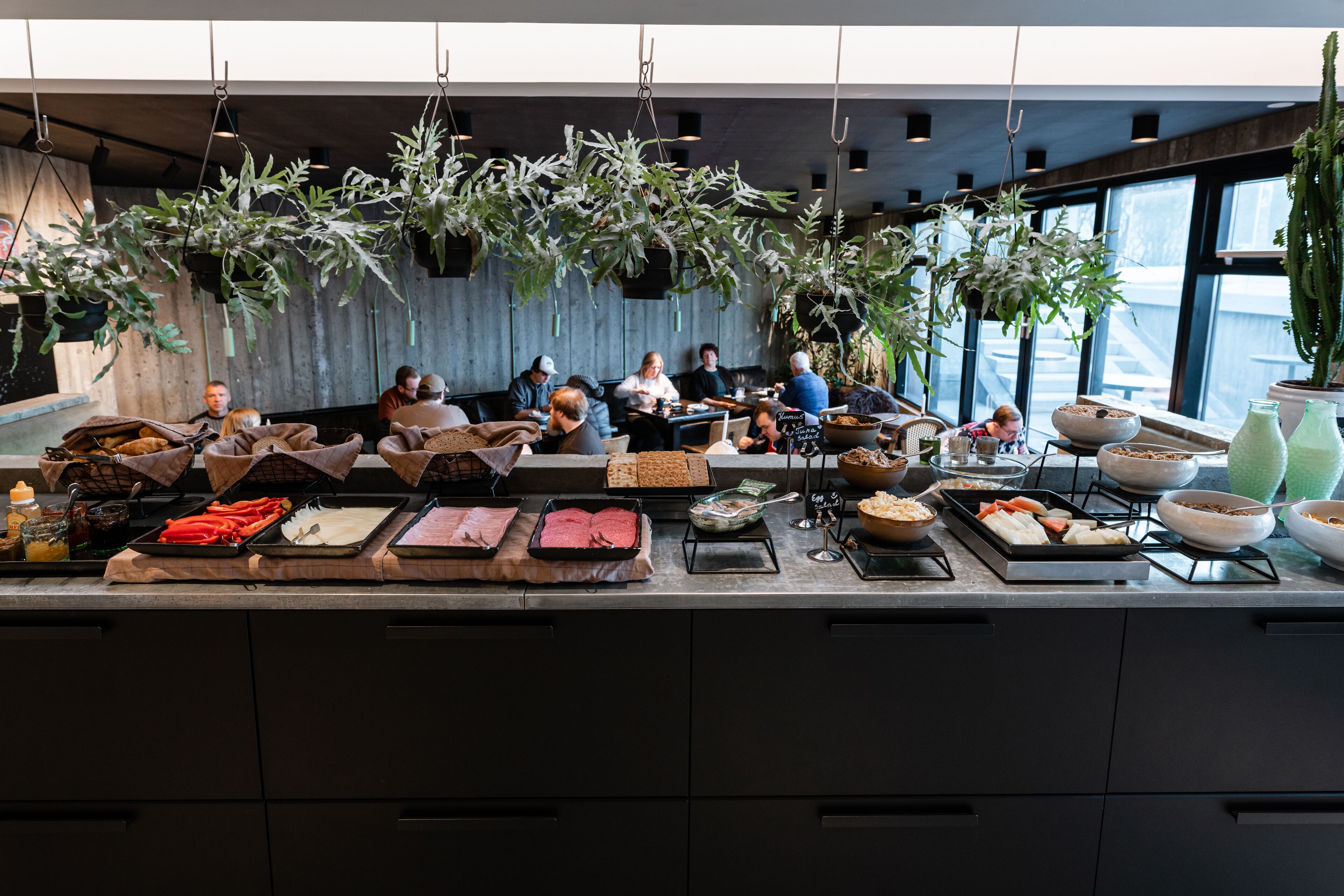 daily buffet breakfast (isk 2500 per person)