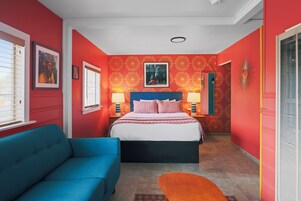 Studiolejlighed - 1 queensize-seng med sovesofa | Gratis Wi-Fi, sengetøj