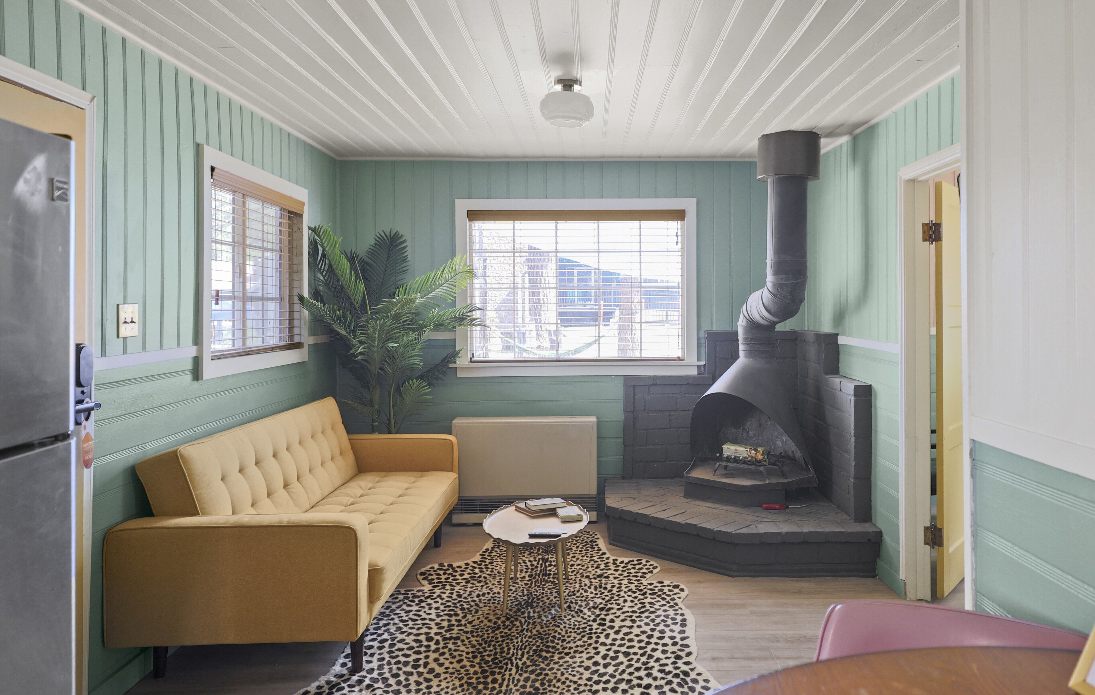 Deluxe-Ferienhütte | Wohnbereich