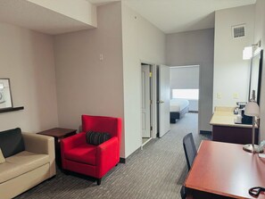 In-room safe, desk, blackout drapes, iron/ironing board