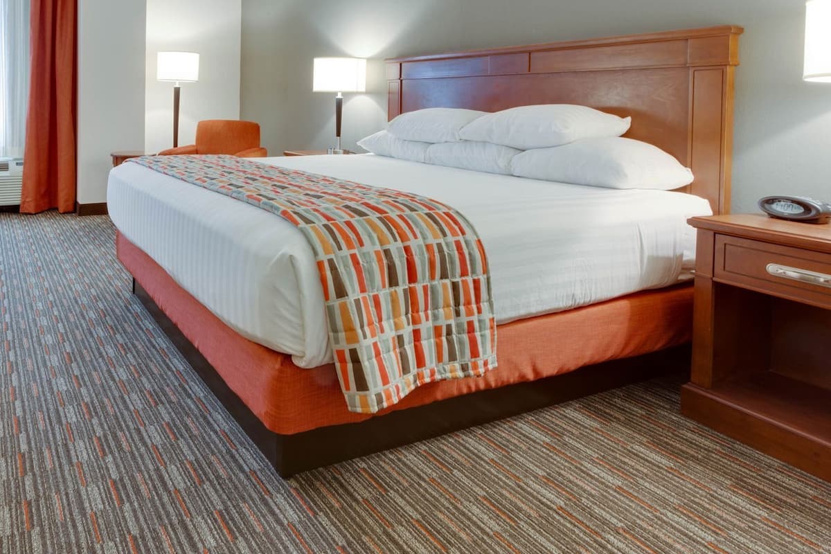 Desk, blackout curtains, iron/ironing board, free cots/infant beds