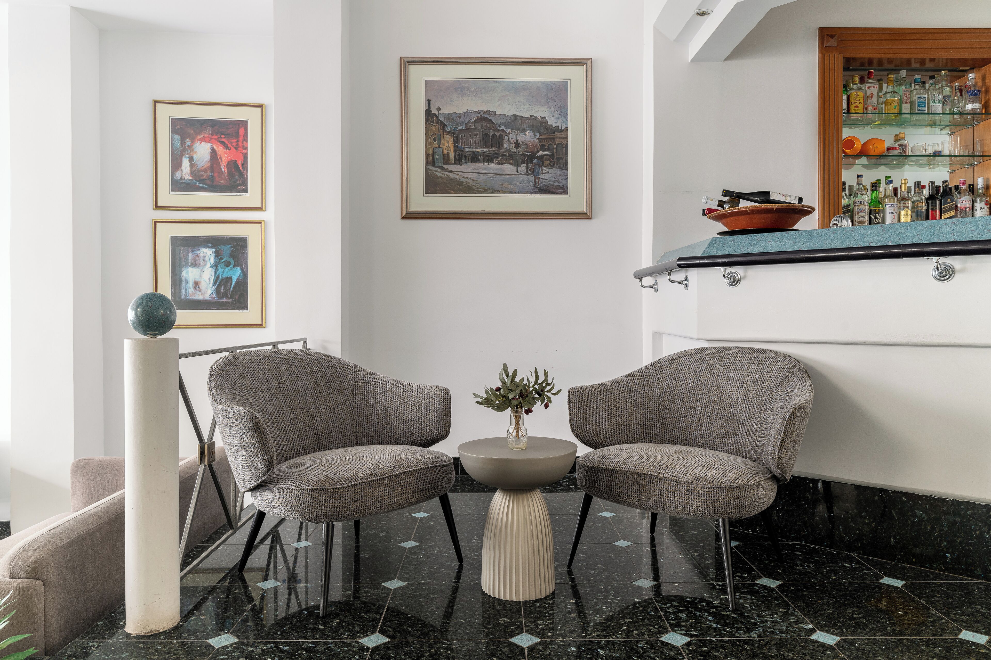 24-inch flat-screen tv with satellite channels, tv