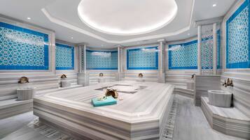 Sauna seca, banho turco/hammam, tratamentos corporais