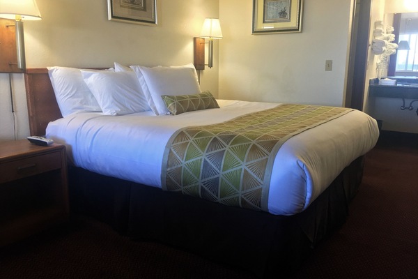 Room, 1 King Bed (No Pets) | In-room safe, blackout drapes, iron/ironing board, WiFi (free)