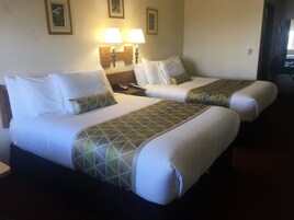 Room, 2 Queen Beds (No Pets) | In-room safe, blackout drapes, iron/ironing board, free WiFi