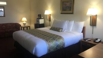 Caja de seguridad en la habitación y cortinas blackout