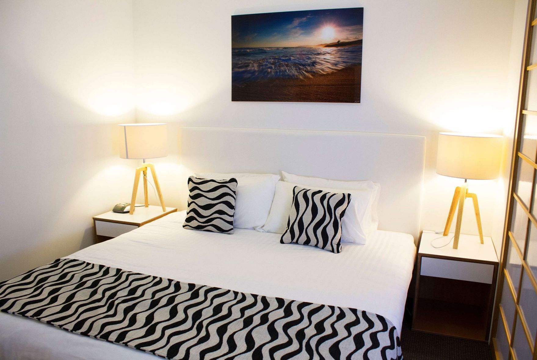 Individually decorated, individually furnished, iron/ironing board