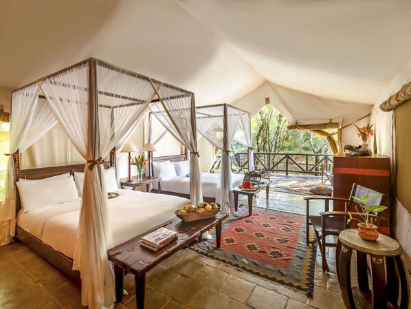 Room, 2 Queen Beds (Riverfront Tent with Twin Beds) - Fairmont Mara Safari Club (Maasai Mara)