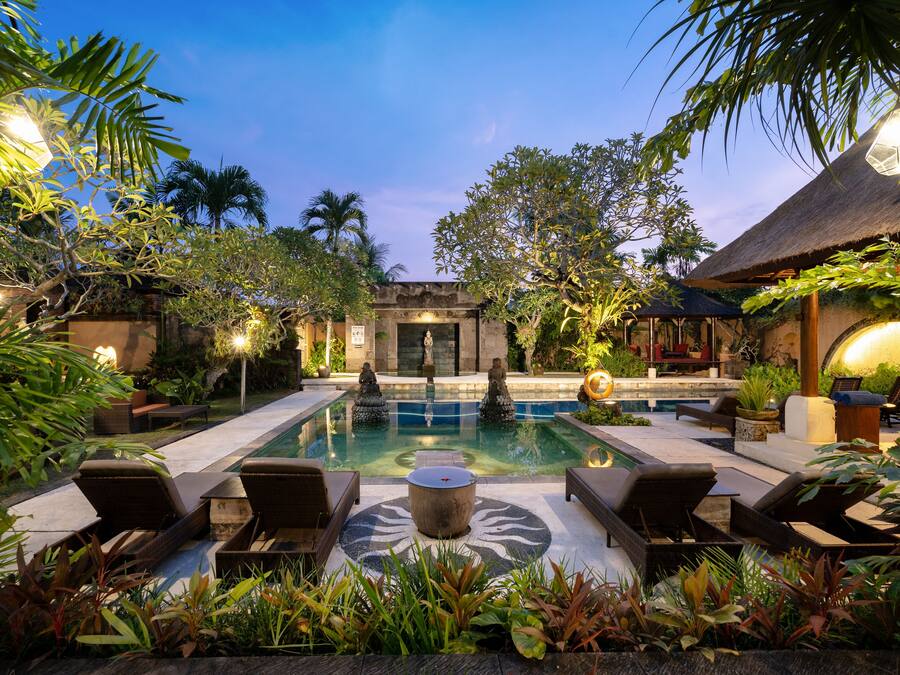 2 outdoor pools, open 7:00 AM to 10:00 PM, pool umbrellas, sun loungers