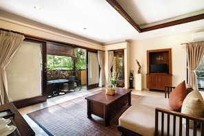Bebek Deluxe Room, Rice Paddy View | View from room - Svarga Bebek Villas (Ubud)