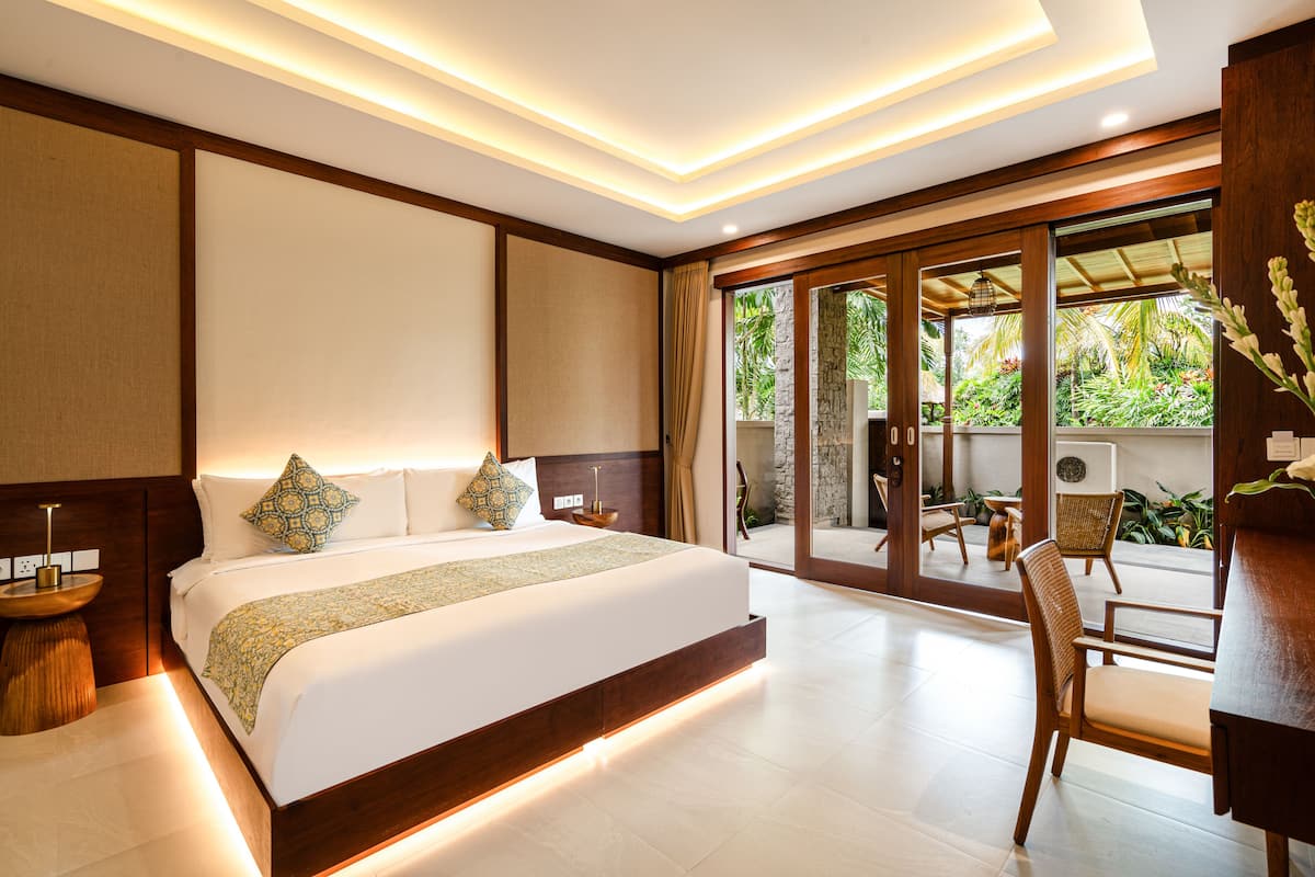 1 Schlafzimmer, hochwertige Bettwaren, Minibar, Zimmersafe