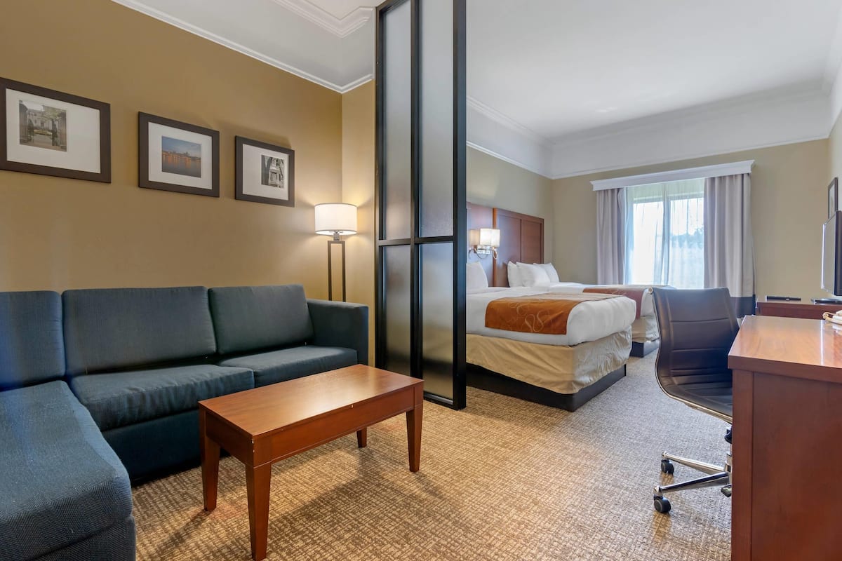 Suite, Non Smoking | Pillow-top beds, desk, laptop workspace, blackout curtains