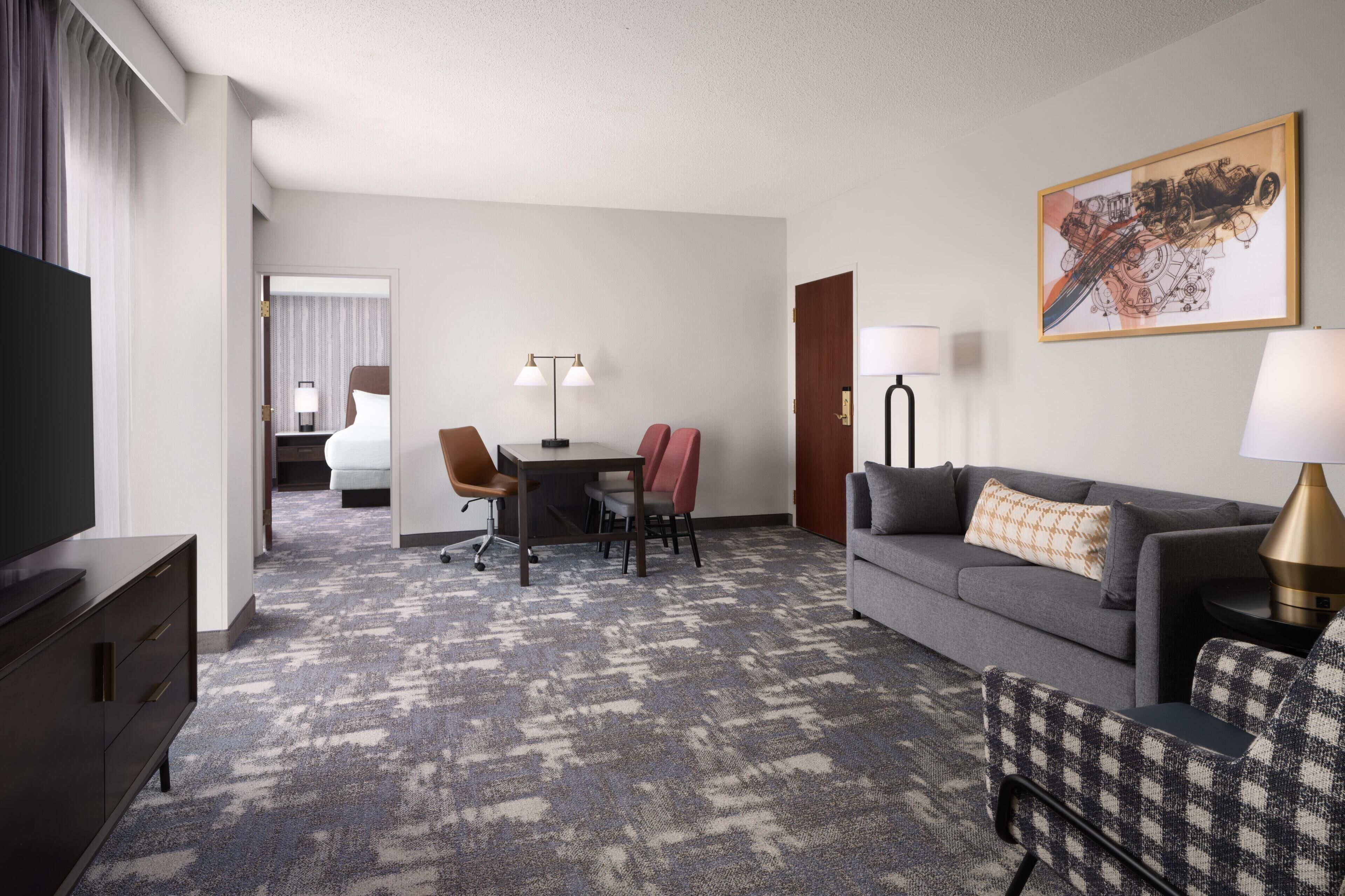 32-inch LCD TV with cable channels, TV, pay movies