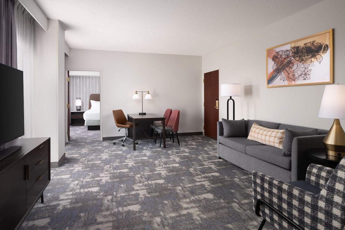 32-inch LCD TV with cable channels, TV, pay movies