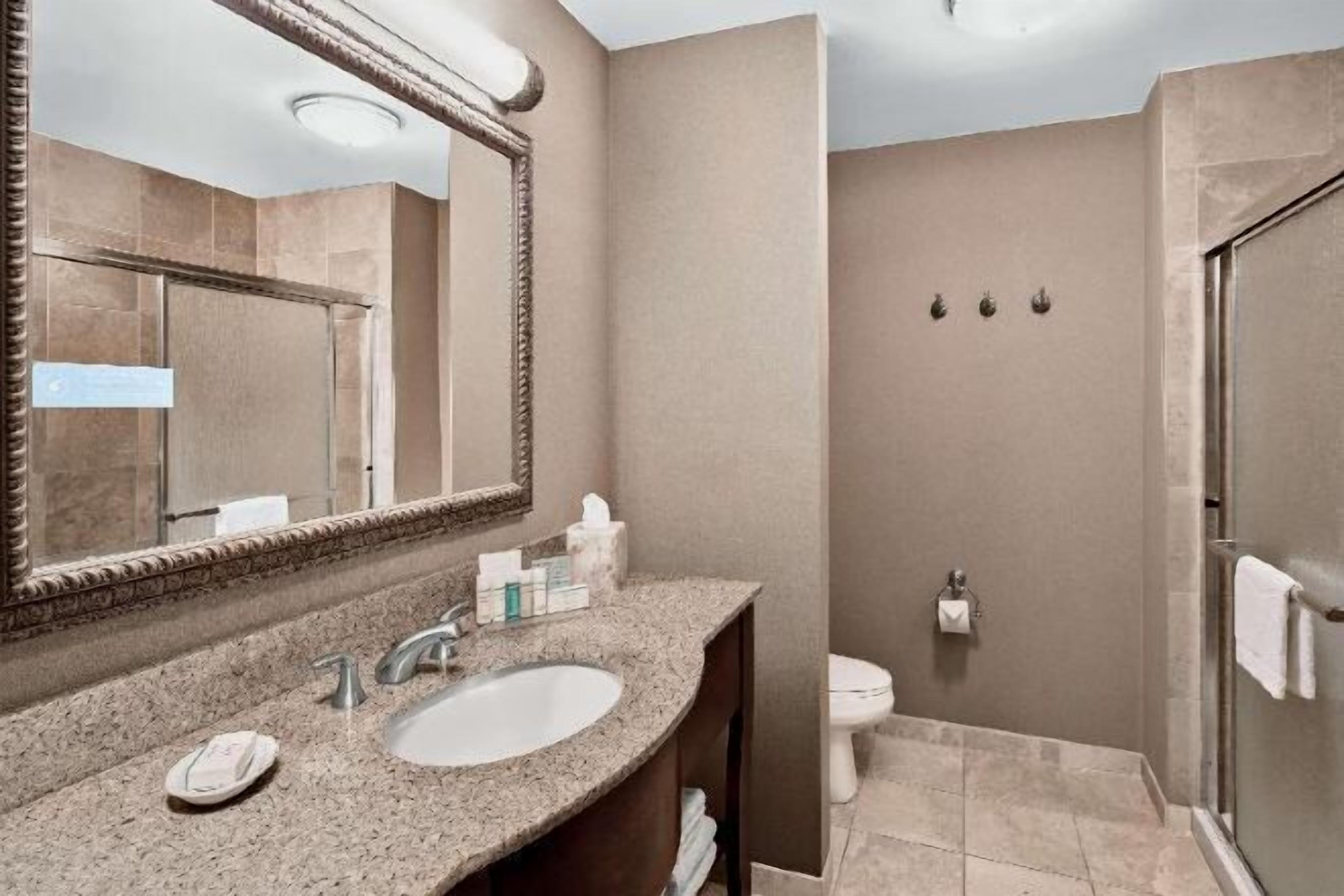 Bathroom | Hair dryer, towels