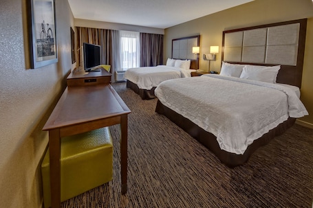 Standard two queens | In-room safe, desk, blackout drapes, iron/ironing board