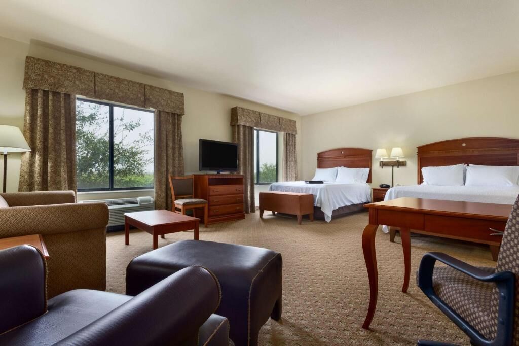 Premium bedding, pillow-top beds, in-room safe, desk