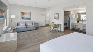 Premium bedding, pillowtop beds, in-room safe, desk