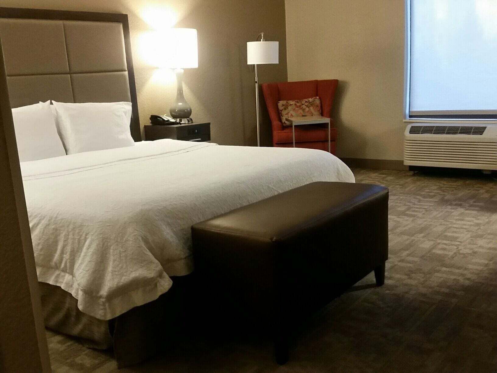 Desk, laptop workspace, iron/ironing board, free cots/infant beds