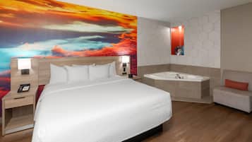 Deluxe Studio Suite, 1 King Bed, Accessible, Non Smoking (Hearing, Bathtub w/Grab Bars) | Jetted bathtub
