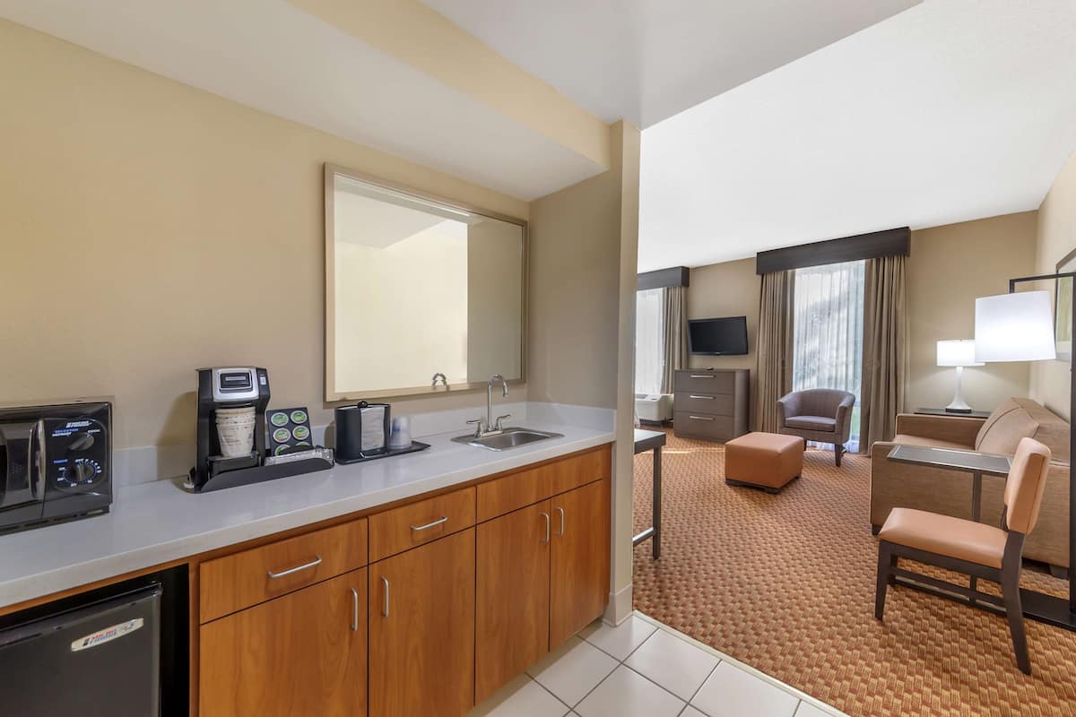Standard Room, 1 King Bed, Accessible, Bathtub (with Sofabed) | 1 bedroom, in-room safe, desk, laptop workspace
