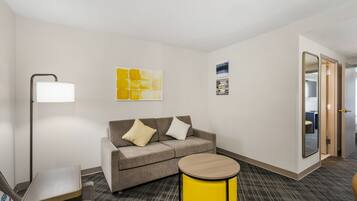 Suite, Multiple Beds, Non Smoking | Premium bedding, in-room safe, desk, laptop workspace