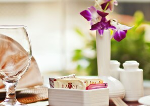 Daily buffet breakfast (AED 50 per person)