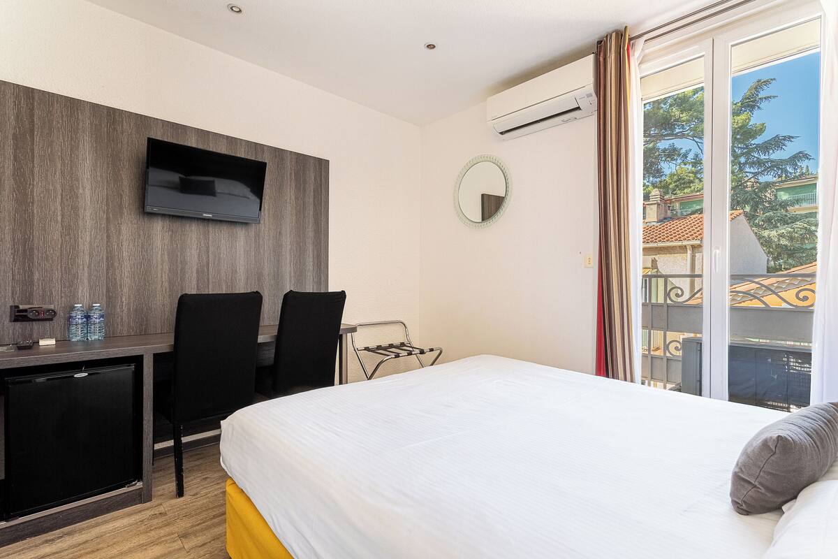 standard double room - village view | 1 bedroom, minibar, in-room safe, desk
