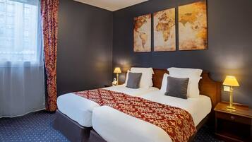 Twin Room (Prestige) | Minibar, in-room safe, desk, blackout drapes