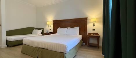 Premium bedding, down duvets, minibar, in-room safe