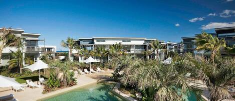 Indoor pool, 2 outdoor pools, pool umbrellas, sun loungers
