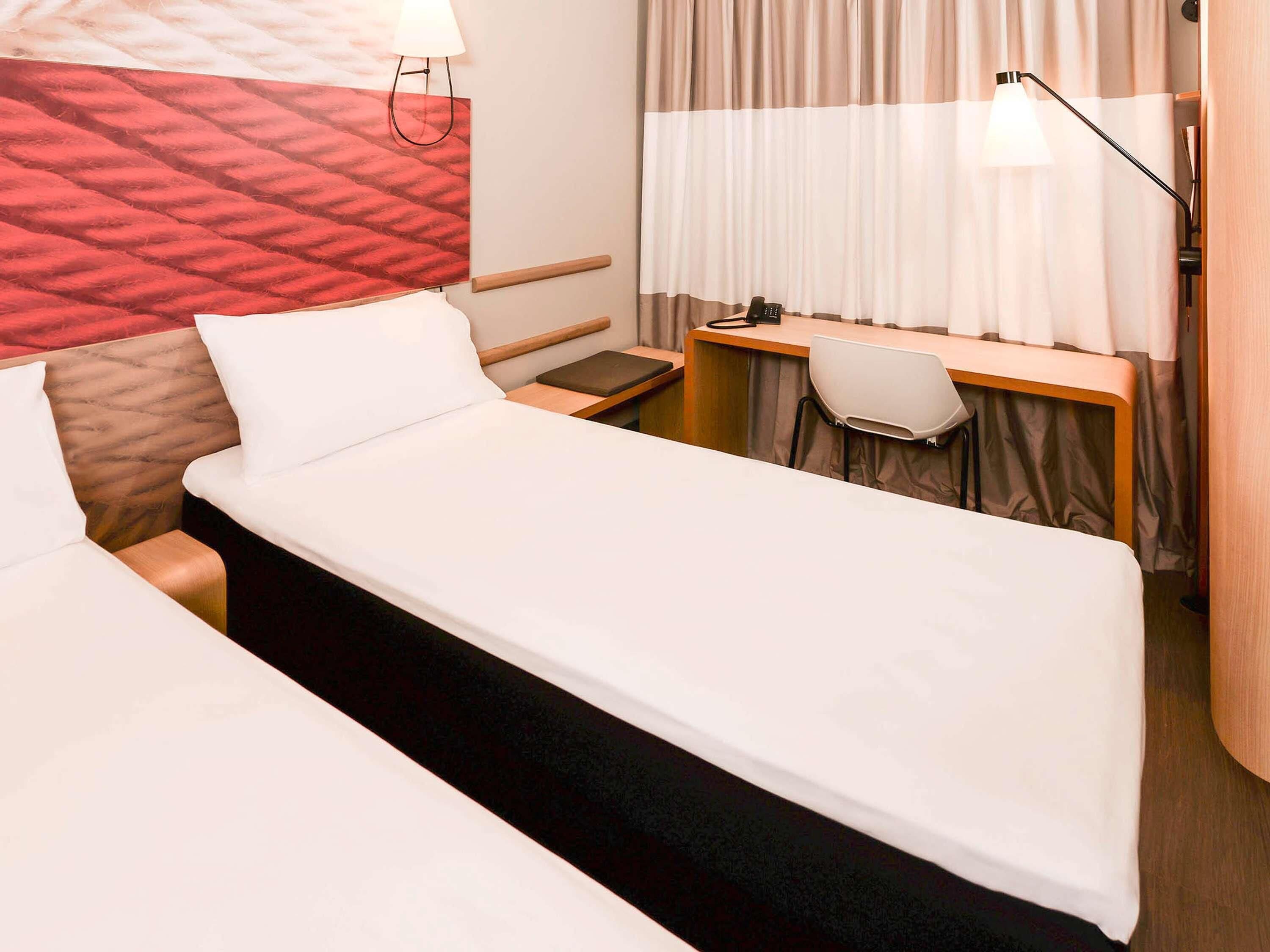 superior twin room, 2 single beds, accessible | minibar, desk, blackout curtains, soundproofing