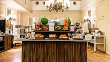 Daily buffet breakfast (EUR 19 per person)