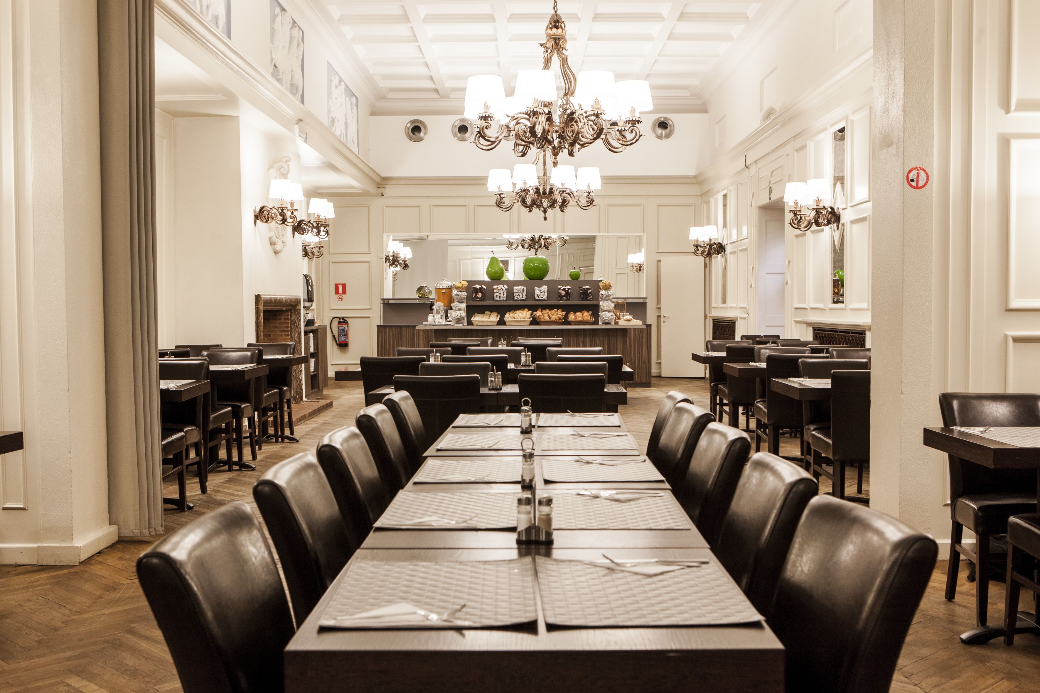 daily buffet breakfast (eur 19 per person)